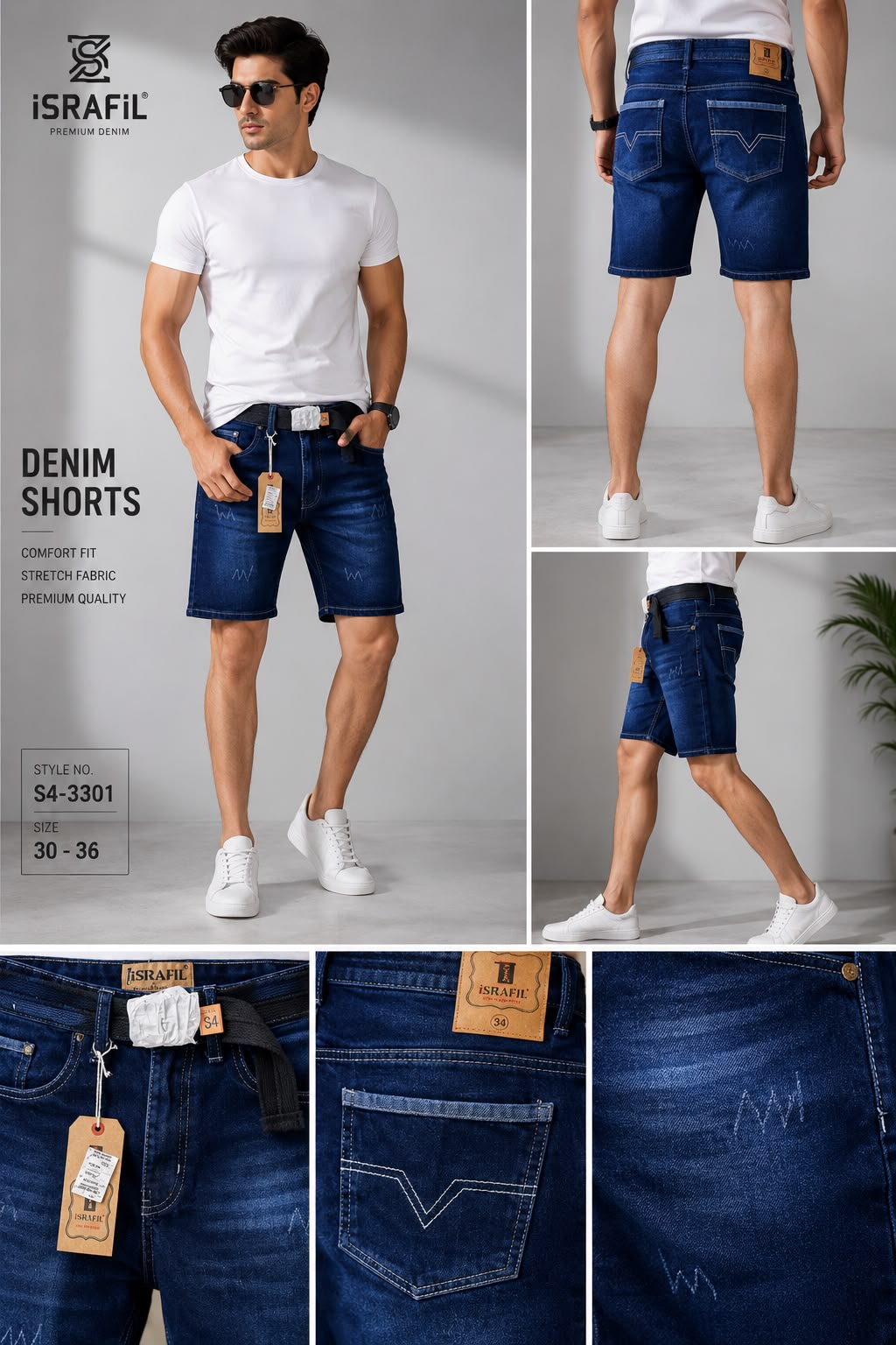 Men's Denim Shorts